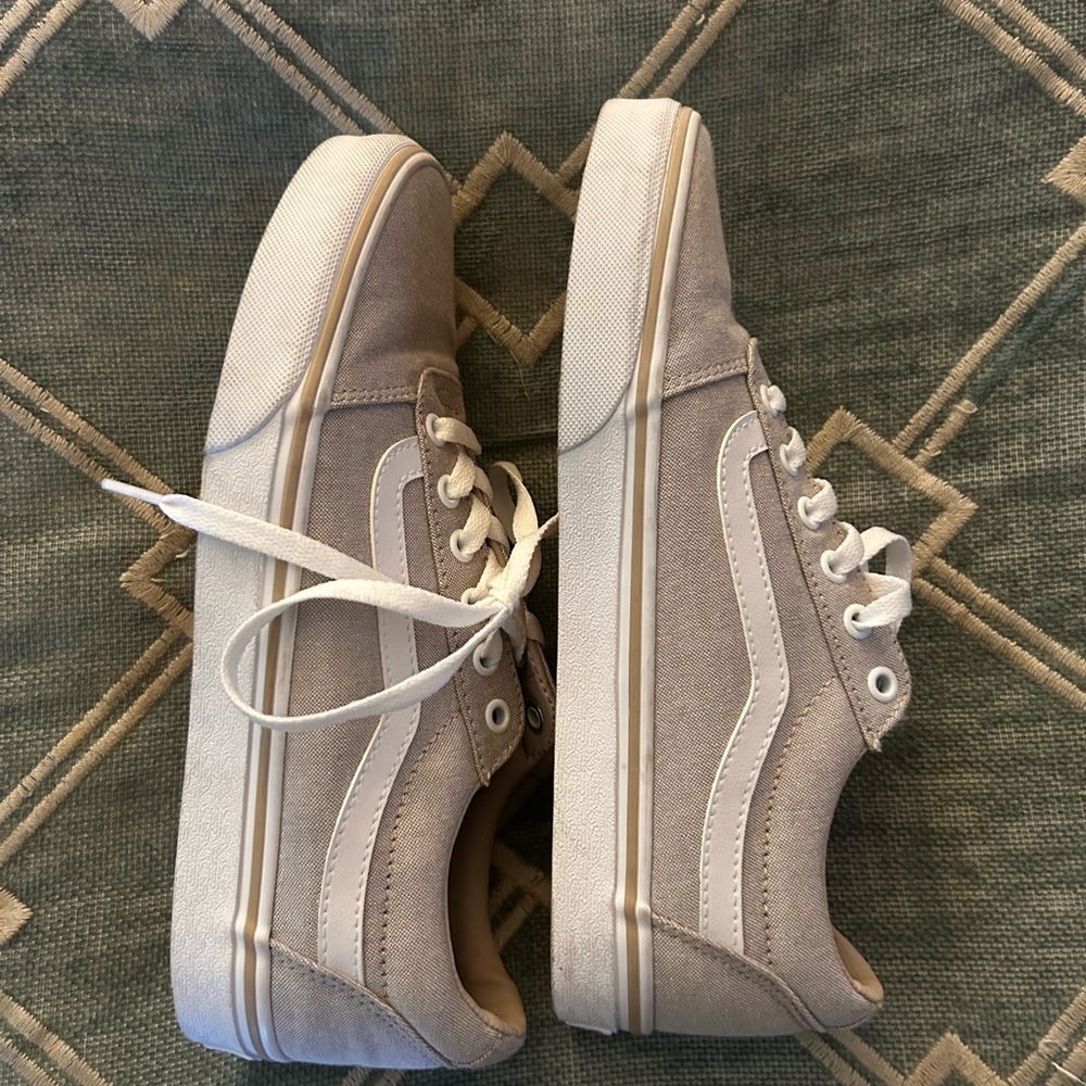 Tan Canvas Vans
